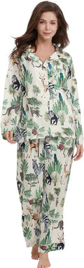 Women’s Satin Button Pajama Set