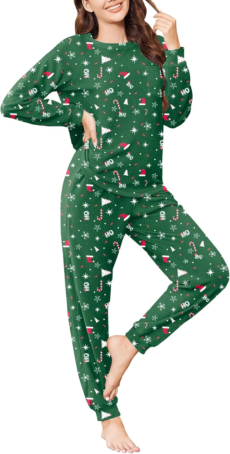 Women’s Fleece Jogger Pajama Set