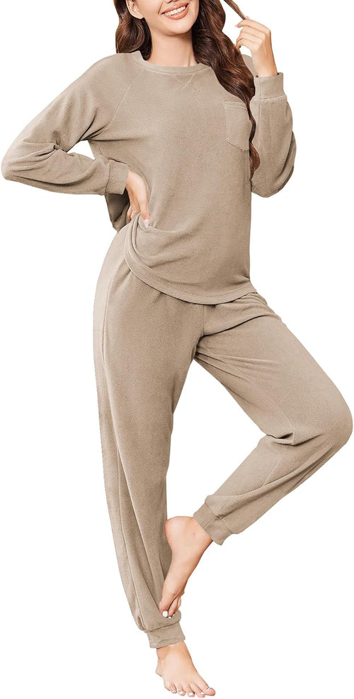 Women’s Fleece Jogger Pajama Set
