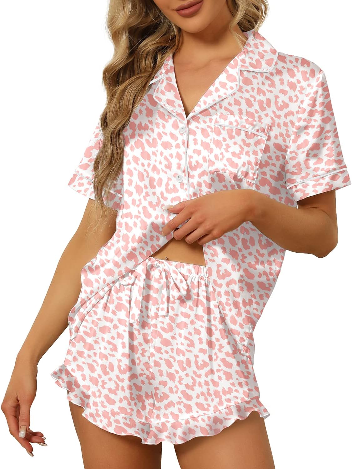 Women’s Satin Silk Pajama Set