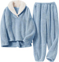 Women’s Fluffy Fleece Pajama Set